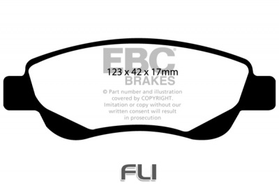 EBC DP1597 standaard Remblokken