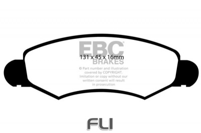 EBC DP1598 standaard Remblokken