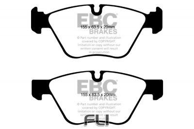 EBC DP1600 standaard Remblokken