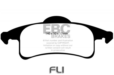 EBC DP1606 standaard Remblokken