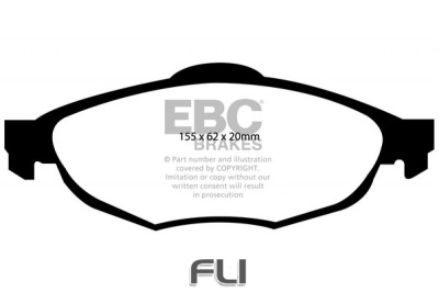 EBC DP1611 standaard Remblokken