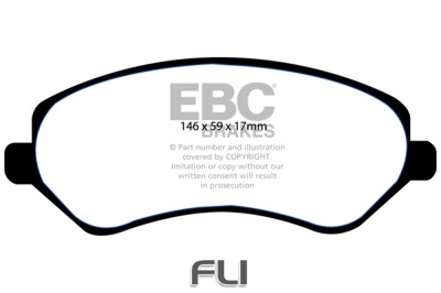 EBC DP1612 standaard Remblokken