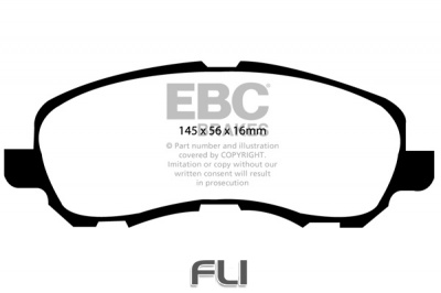 EBC DP1614 standaard Remblokken