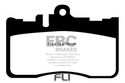 EBC DP1622 standaard Remblokken