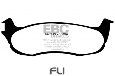 EBC DP1633 standaard Remblokken