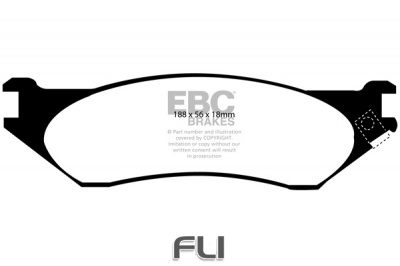 EBC DP1638 standaard Remblokken