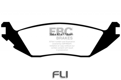 EBC DP1639 standaard Remblokken