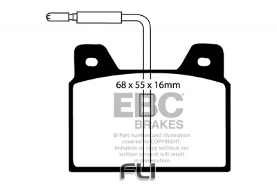 EBC DP163 standaard Remblokken