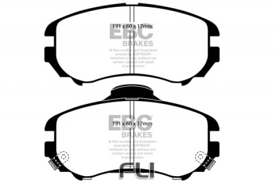 EBC DP1643 standaard Remblokken