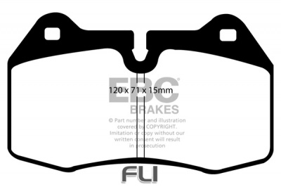 EBC DP1644 standaard Remblokken