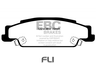 EBC DP1646 standaard Remblokken