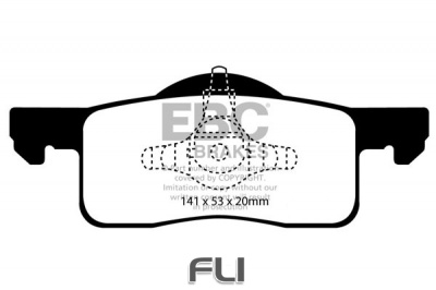 EBC DP1652 standaard Remblokken