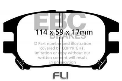 EBC DP1658 standaard Remblokken