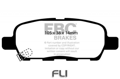 EBC DP1666 standaard Remblokken