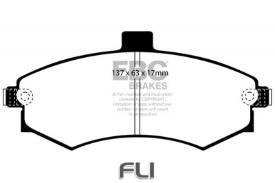 EBC DP1670 standaard Remblokken