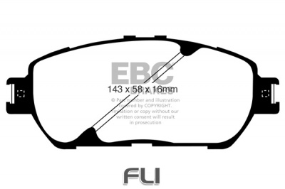 EBC DP1674 standaard Remblokken