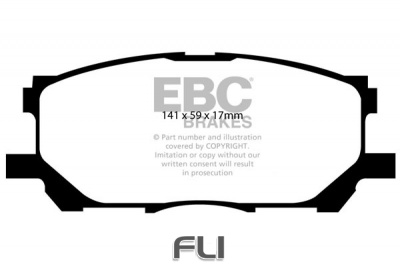 EBC DP1681 standaard Remblokken