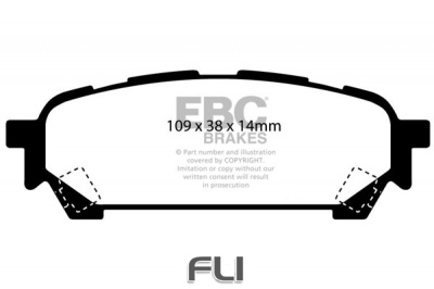 EBC DP1687 standaard Remblokken