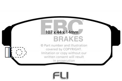 EBC DP1691 standaard Remblokken