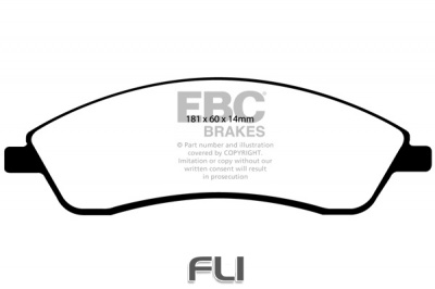 EBC DP1692 standaard Remblokken