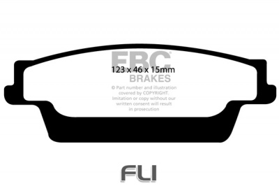 EBC DP1693 standaard Remblokken