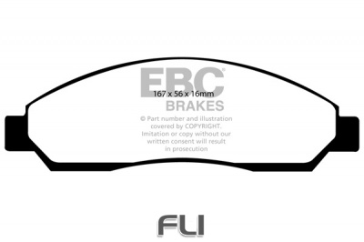 EBC DP1705 standaard Remblokken