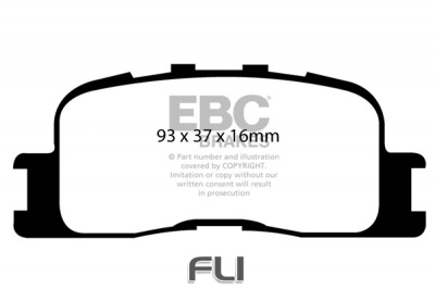 EBC DP1716 standaard Remblokken
