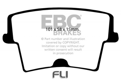 EBC DP1722_2 standaard Remblokken