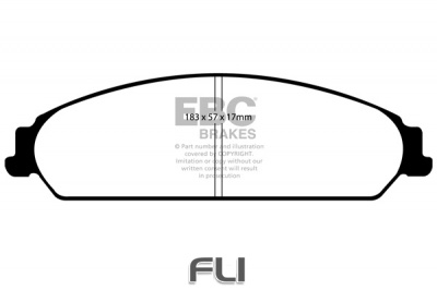EBC DP1724 standaard Remblokken