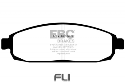 EBC DP1732 standaard Remblokken