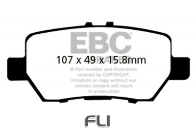 EBC DP1736 standaard Remblokken