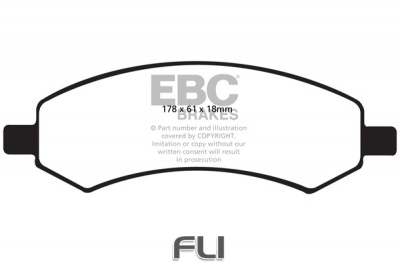 EBC DP1738 standaard Remblokken