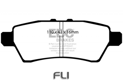 EBC DP1748 standaard Remblokken