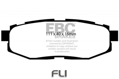 EBC DP1758 standaard Remblokken