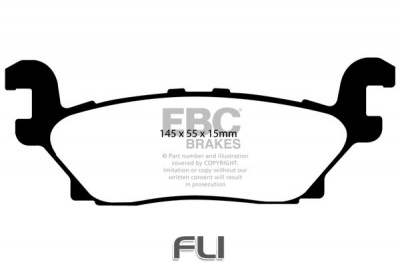 EBC DP1760 standaard Remblokken