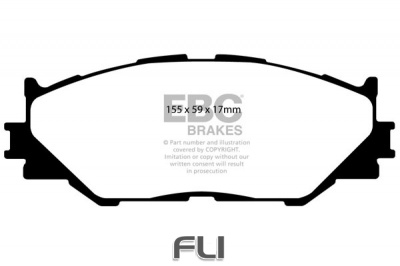 EBC DP1772 standaard Remblokken