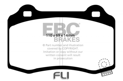 EBC DP1788 standaard Remblokken