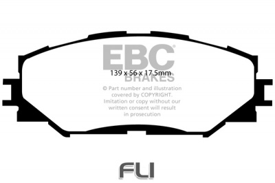 EBC DP1791 standaard Remblokken