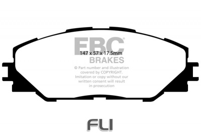 EBC DP1792 standaard Remblokken