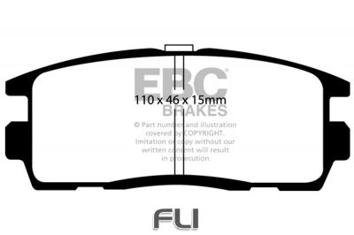 EBC DP1797 standaard Remblokken
