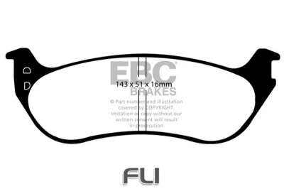 EBC DP1805 standaard Remblokken