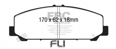 EBC DP1808 Standaard Remblokken