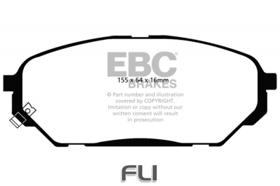 EBC DP1813 standaard Remblokken