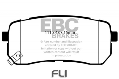 EBC DP1814 standaard Remblokken