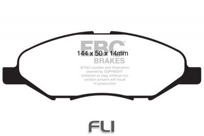 EBC DP1832 standaard Remblokken