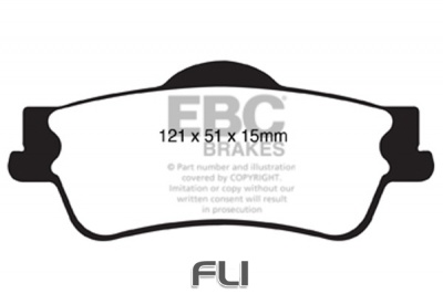 EBC DP1834 standaard Remblokken