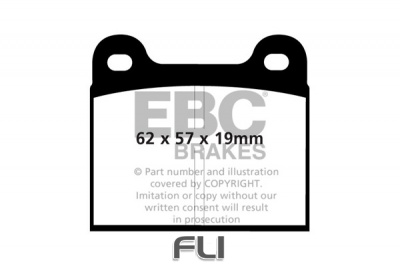 EBC DP185 standaard Remblokken