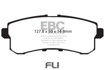 EBC DP1876 standaard Remblokken