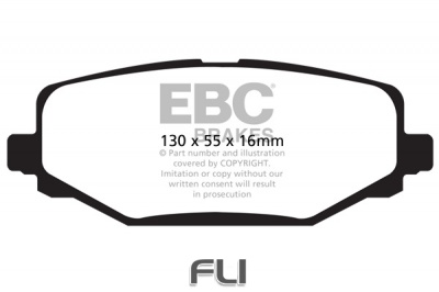 EBC DP1889 standaard Remblokken