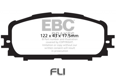 EBC DP1897 standaard Remblokken